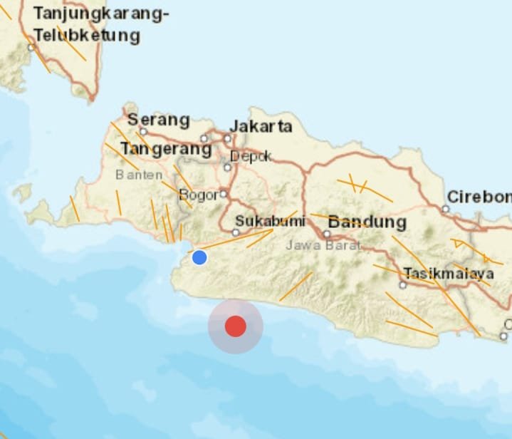 Gempa M4,3 Guncang Sukabumi, Getaran Terasa hingga Bandung dan Tasikmalaya
